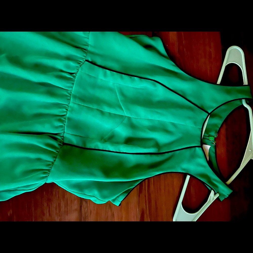 Springtime green dress